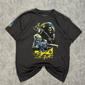 Zero Foxtrot Fear the Reaper grey streetwear sniper graphic tshirt mens Medium